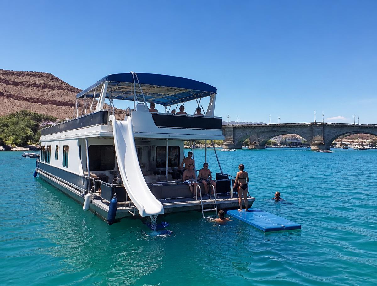 Lake Havasu houseboat vacation destination